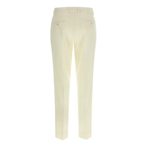 Stretch Wool Canvas Trousers - Dolce & Gabbana - Modalova