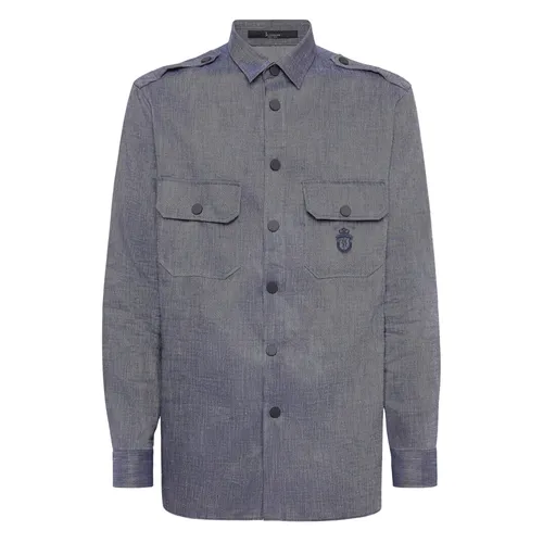 Pinstripe Overshirt LS - Billionaire - Modalova