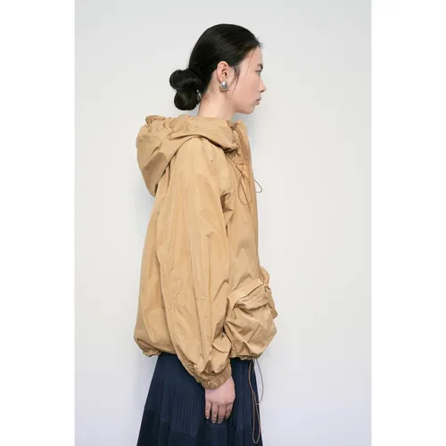 Zip-Up Jacket with 2 Pockets - MeiMeiJ - Modalova