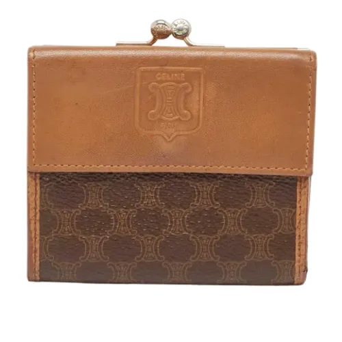 Pre-owned Coated canvas wallets - Celine Vintage - Modalova