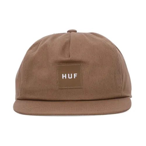 Flat Visor Cap Set Snapback Rubber - HUF - Modalova