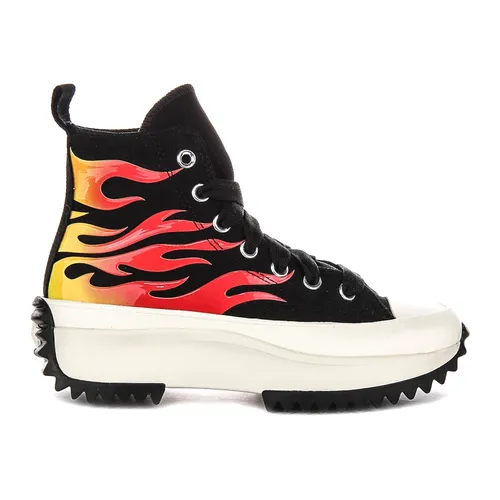 Black Red Flame Hiking Sneakers - Converse - Modalova