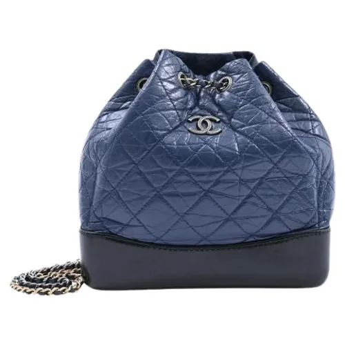 Pre-owned Leather Bucket Bag - Chanel Vintage - Modalova