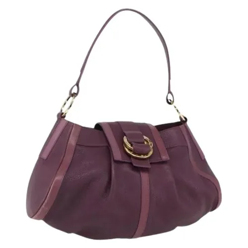 Pre-owned Leather Shoulder Bag - Bvlgari Vintage - Modalova
