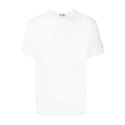 Logo Patch Crew Neck T-shirt - Comme des Garçons Play - Modalova
