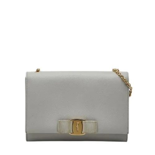 Pre-owned Leather Shoulder Bag - Salvatore Ferragamo Pre-owned - Modalova