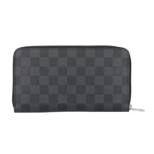 Pre-owned Damier Graphite Long Wallet - Louis Vuitton Vintage - Modalova