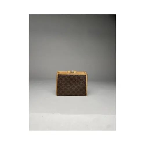 Pre-owned Leather Wallet - Celine Vintage - Modalova
