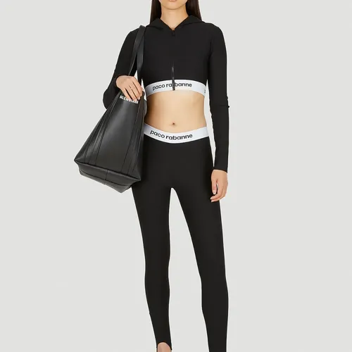 Cropped Hooded Sweatshirt - Rabanne - Modalova