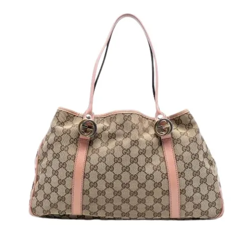 Pre-owned Canvas Tote - Gucci Vintage - Modalova
