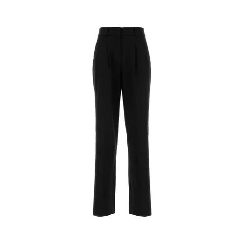 Pleated Stretch Wool Blend Twill Pants - Michael Kors - Modalova