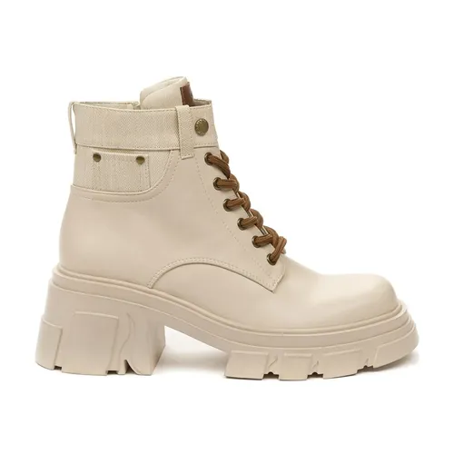 Beige casual closed booties - Keddo - Modalova