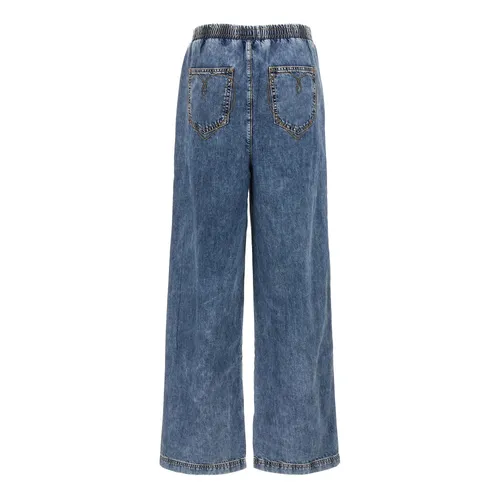 Embroidery Jeans - Moschino - Modalova