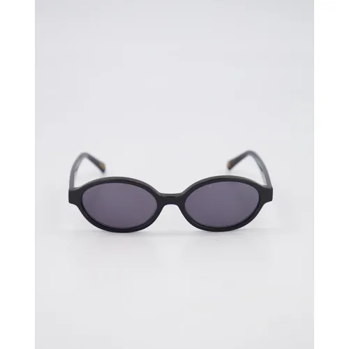 Black Oval Sunglasses 'Selma' Style - Corlin Eyewear - Modalova