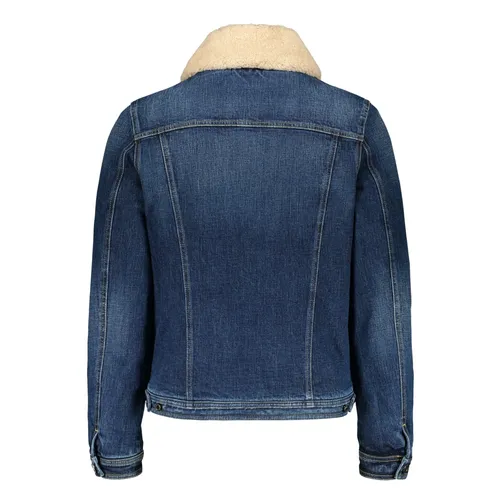 Padded Jacket with Sheepskin Trim - Moorer - Modalova