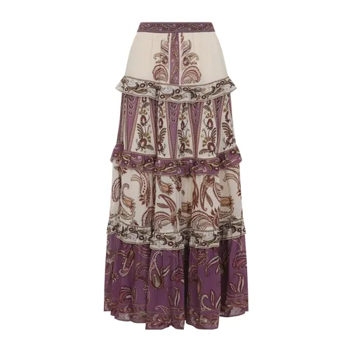 Delicate Ainika Long Skirt - Farm Rio - Modalova