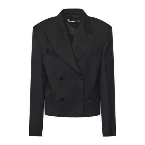 Black Double-Breasted Jacket - Nineminutes - Modalova
