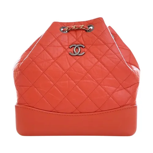 Pre-owned Quilted Leather Backpack - Chanel Vintage - Modalova