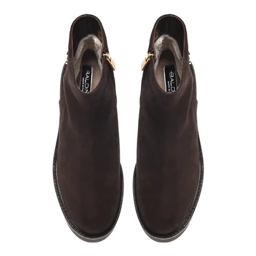 Suede Ankle Boots - Baldinini - Modalova