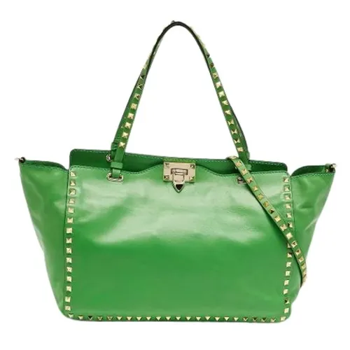 Pre-owned Leather Shoulder Bag - Valentino Vintage - Modalova