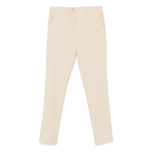 Cotton Pants with Side and Back Pockets - Canali - Modalova