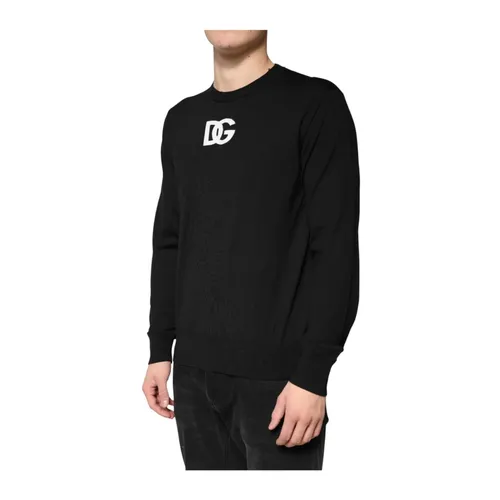 Wool Crew Neck Pullover Sweater - Dolce & Gabbana - Modalova