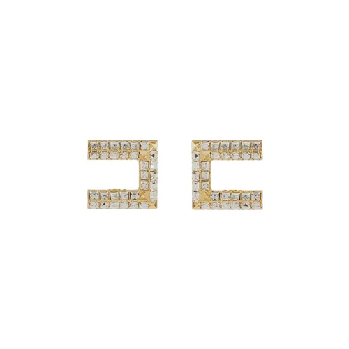 Pendientes con Logo - Elisabetta Franchi - Modalova