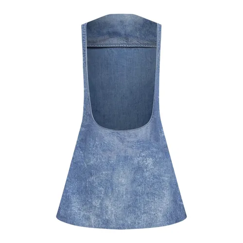 De Selune Fsi Open-back Mini Dress - Diesel - Modalova