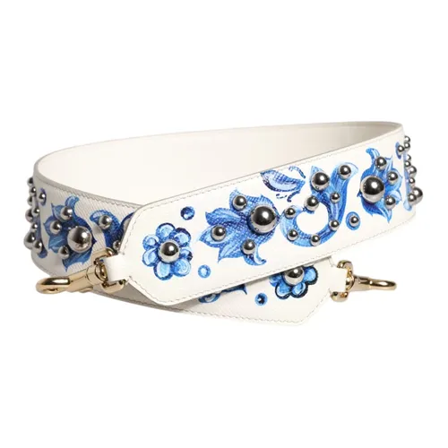 Floral Leather Stud Shoulder Strap - Dolce & Gabbana - Modalova
