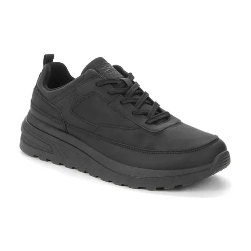Black Warm Ankle Boots for Men - Crosby - Modalova