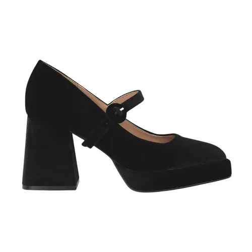 Wide heel shoe with strap - Alma EN Pena - Modalova