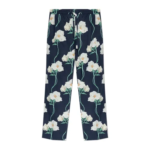 Floral Motif Trousers - Kenzo - Modalova