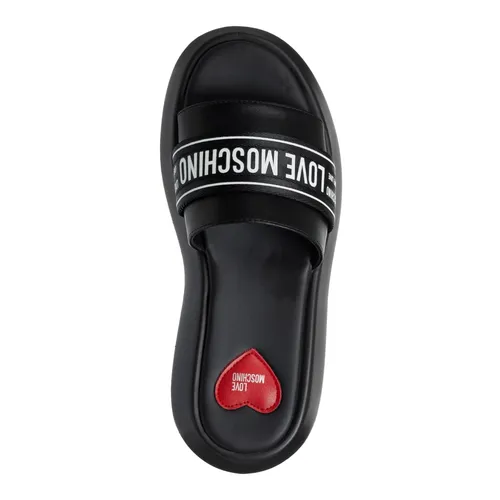 Solid Color Sandals - Love Moschino - Modalova