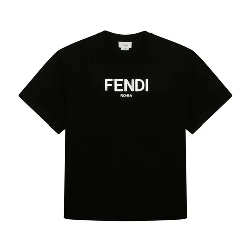 Logo-print cotton T-shirt - Fendi - Modalova