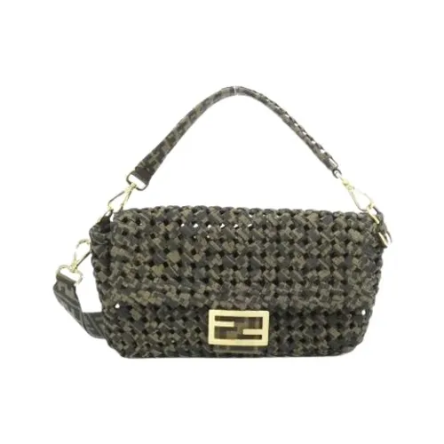 Pre-owned Borsa a spalla in cotone - Fendi Vintage - Modalova