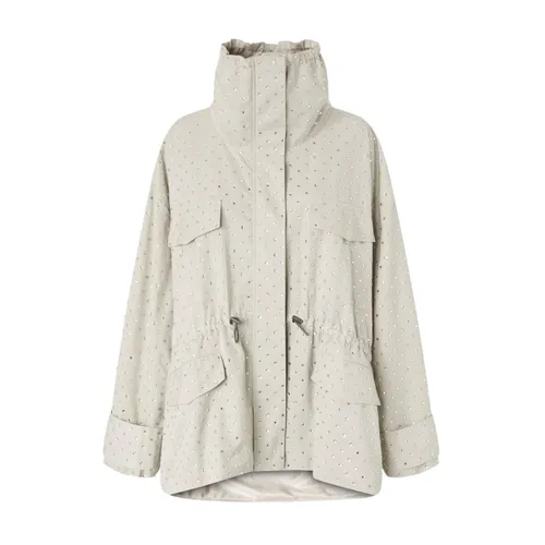Pinko - Coats > Parkas - Gray - Pinko - Modalova