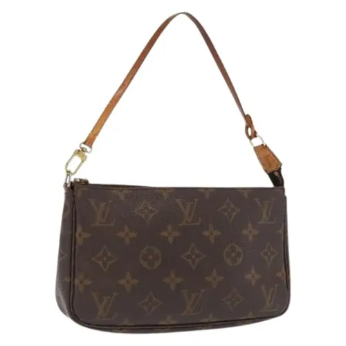 Bolso Mini de Lona Pre-owned - Louis Vuitton Vintage - Modalova