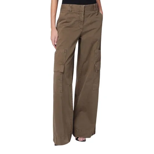 Pantalone Cargo - Off White - Modalova