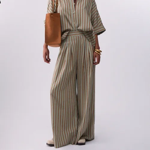 Pantaloni a Righe in Rayon - Liu Jo - Modalova