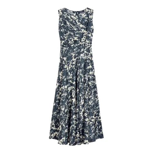 Vestido de Twill de Seda Estampado - Max Mara - Modalova