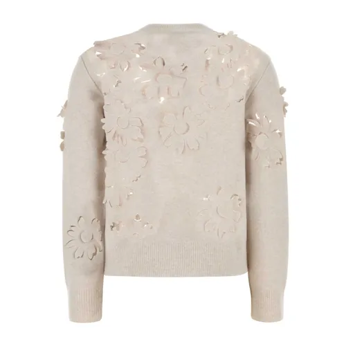 Sand Wool Sweater - Burberry - Modalova