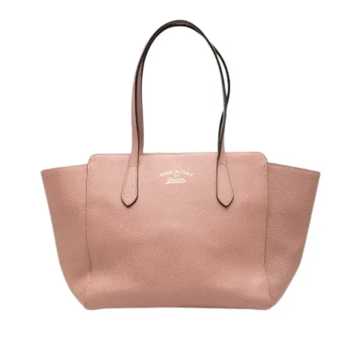 Pre-owned Leather Tote - Gucci Vintage - Modalova