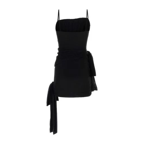 Black Stretch Mini Dress - Blumarine - Modalova