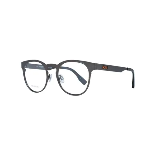 Round Titanium Optical Frames - Zegna - Modalova