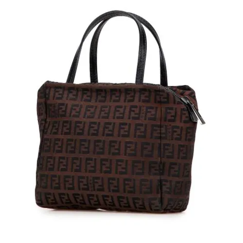 Pre-owned Canvas Handbag - Fendi Vintage - Modalova