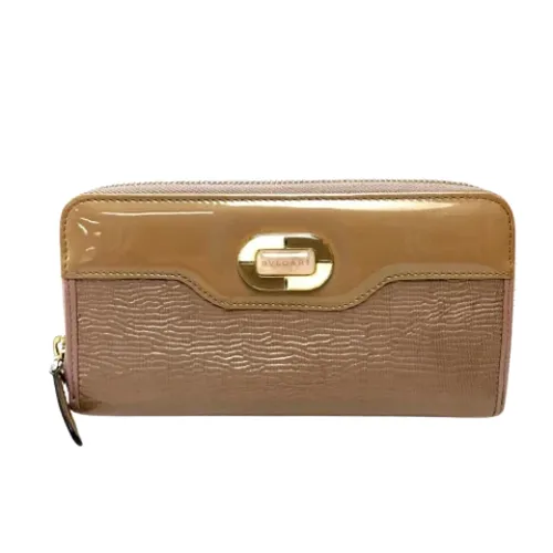 Pre-owned Leather wallets - Bvlgari Vintage - Modalova