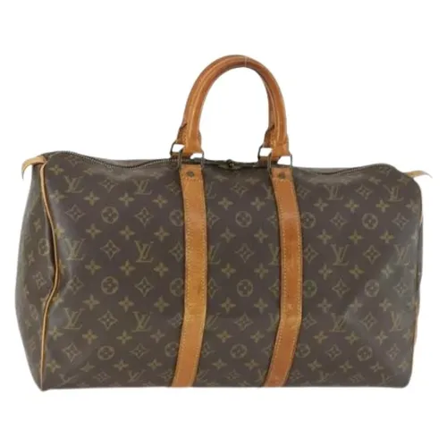 Pre-owned Canvas Weekend Bag - Louis Vuitton Vintage - Modalova