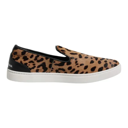 Leopard Loafers Sneakers - Dolce & Gabbana - Modalova