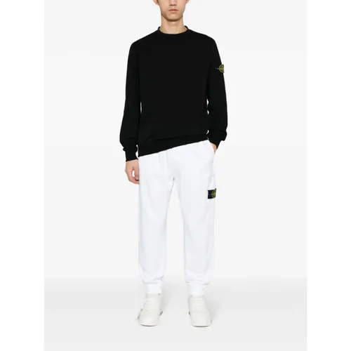 White Trousers Ss24 - Stone Island - Modalova