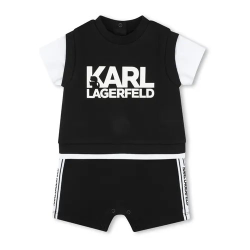 Jersey Double Bodysuit - Karl Lagerfeld - Modalova